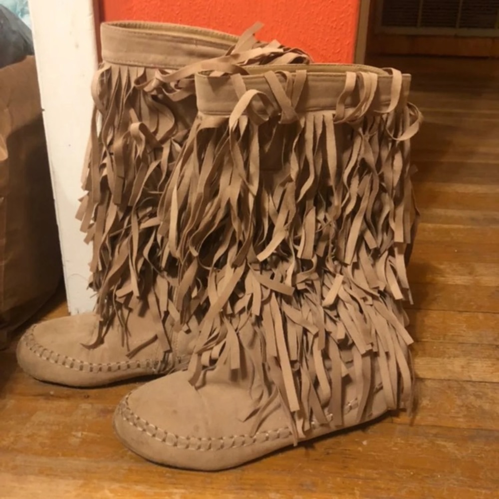 fringe boots